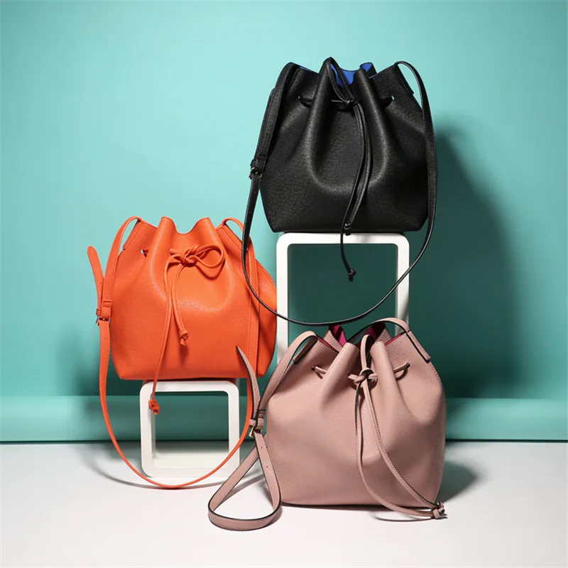 2018 Newest M Bucket Bag All Match Women Pu Leather Hand Top 2018 Newest M Bucket Bag All Match Women Pu Leather Hand Top Famous Designer Bags Cross Body Handbag Hot Fashion
