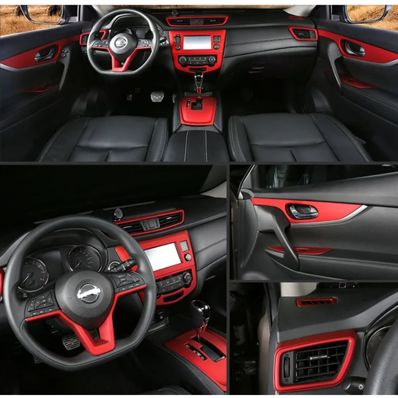 Автомобильный Стайлинг ABS красные и синие аксессуары модифицированные для Nissan X