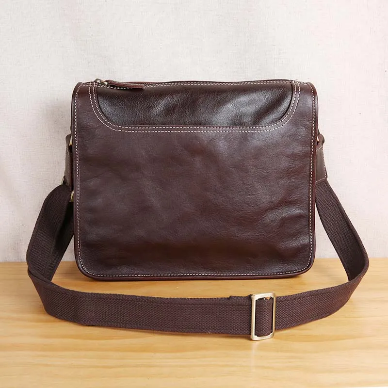 

AETOORetro leather men's bag shoulder bag casual tide head layer leather Messenger bag