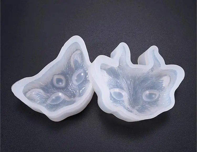 

Cat with Horn or Eye Silicone Mold Necklace Pendant Resin Jewelry Making Mould DIY Hand Craft Resin Molds for Jewelry