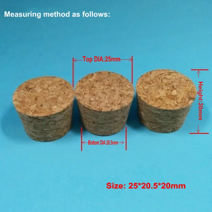 Топ большого размера Dia. 54 мм до 91 мм пробковая пробка деревянная пробка костюм для различных пробирок