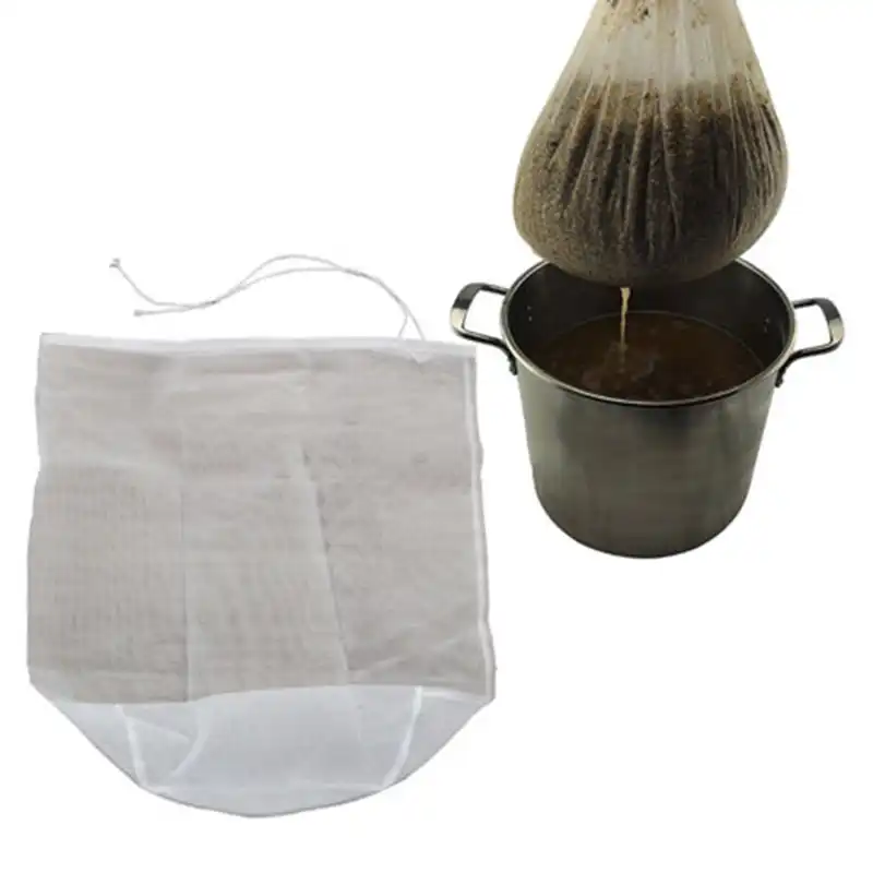 Nussmilchbeutel Nuss Milch Filter Tasche Nylon Mesh Filter Strainer Bag O0O5