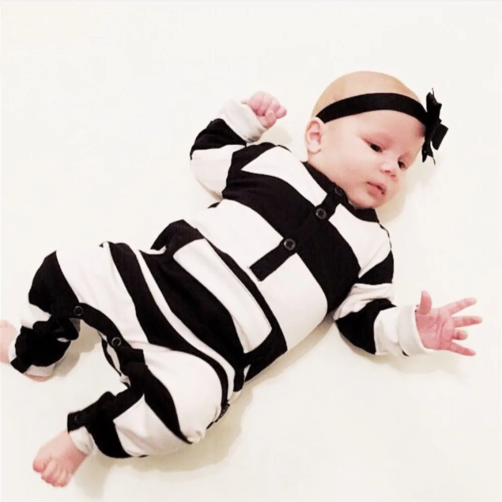 Autumn Newborn Infant Baby Girls Boys Clothes Casual Long Sleeve