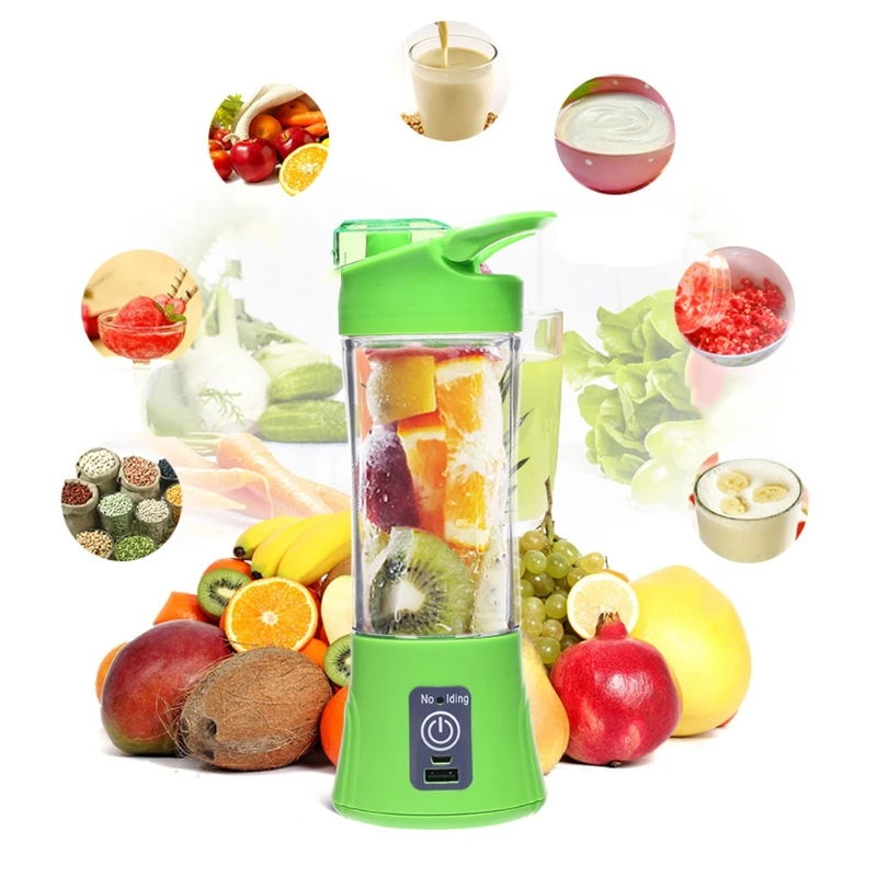 

USB Mini Juicer Handheld Extractor Squeezer Smoothie Maker Blender Cup Portable