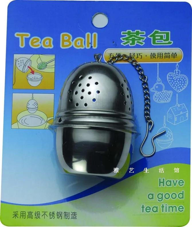  Stainless steel tea filter spice bag seasoning packet ball interval tea strainer  infuser tea pet ware the teapot accessories 