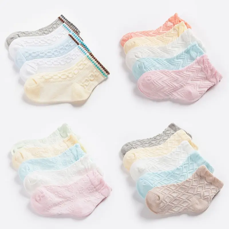 5 пара/лот, полосатые Мягкие хлопковые носки для маленьких мальчиков носки для младенцев Детские Носки с рисунком для новорожденных мальчиков голубой и черный цвет, SZ01