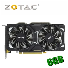 Оригинальная видеокарта ZOTAC GPU GTX 1060 6 ГБ 192Bit GDDR5, видеокарта для nVIDIA GeForce GTX1060 6GD5 6G