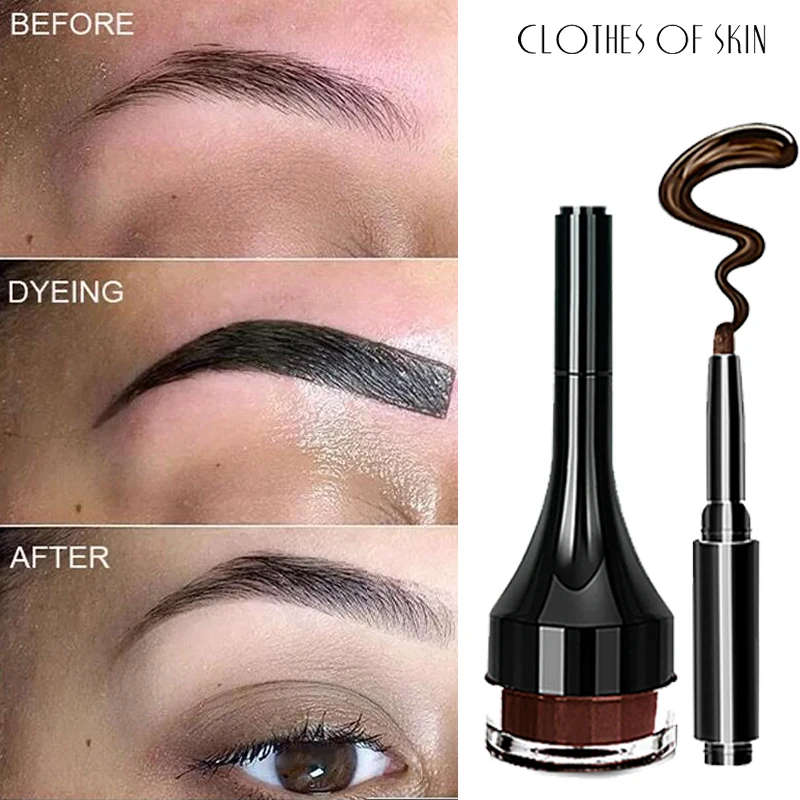 

CLOTHES OF SKIN 3 Colors Eyebrow Cream Natural Three-Dimensional Waterproof Durable Easy To Color And No Discomfort Or Pain