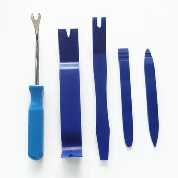 

2019 Car Audio Removal Tool 5-Piece Set With 4-inch Screwdriver Interior Door Rubber Buckle Removal Combination Set