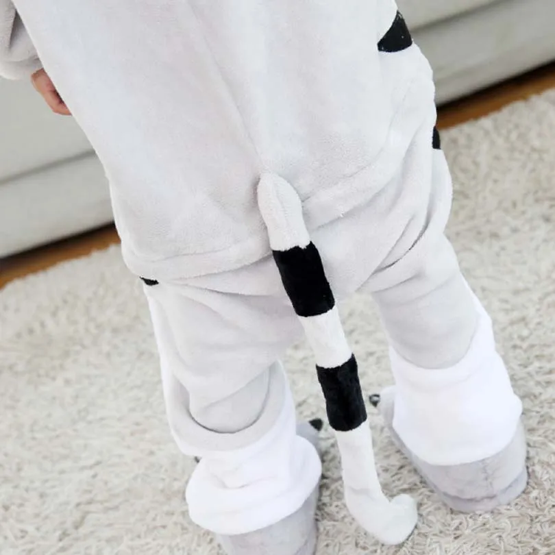 Cat Doraemon Flannel Pajama Overalls Jumpsuit Kids Children Chinese Cat Cosplay Costume Kigurumi Blanket Sleepers Hips Zipper
