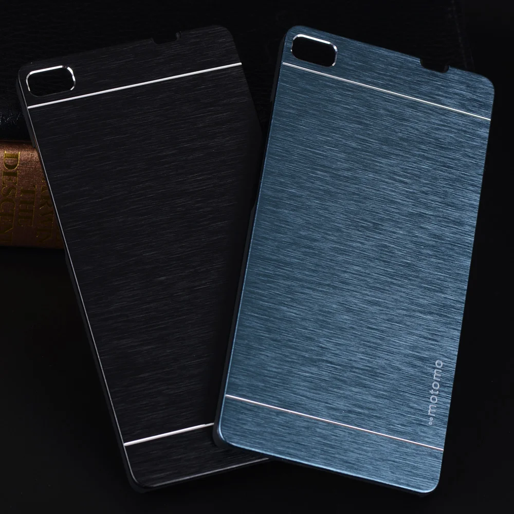 Aluminum Case For Huawei P8 Lite Case Luxury Motomo Metal Brush PC Hard Case For Huawei P9 Lite P9 P8 Accessories Phone Cases