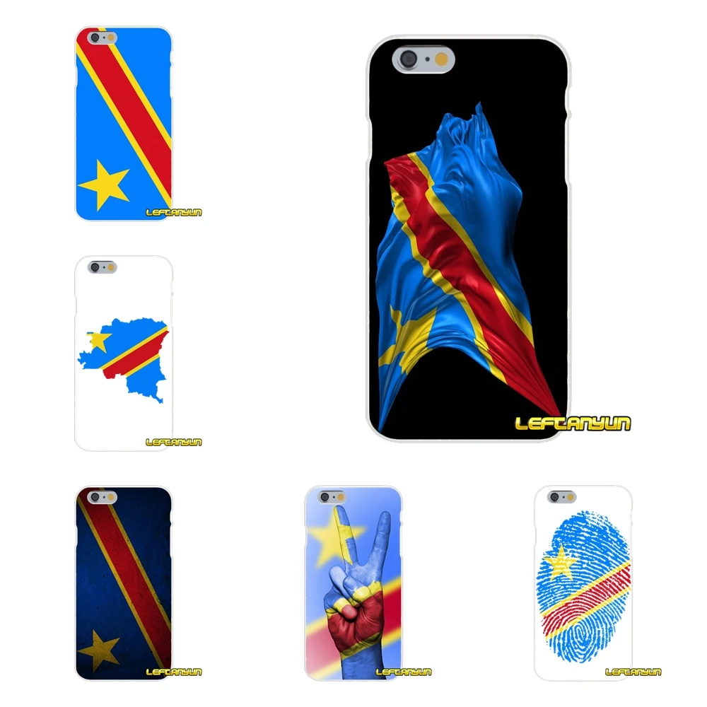 

CG Congo flag National flag For iPhone X 4 4S 5 5S 5C SE 6 6S 7 8 Plus Accessories Phone Shell Covers