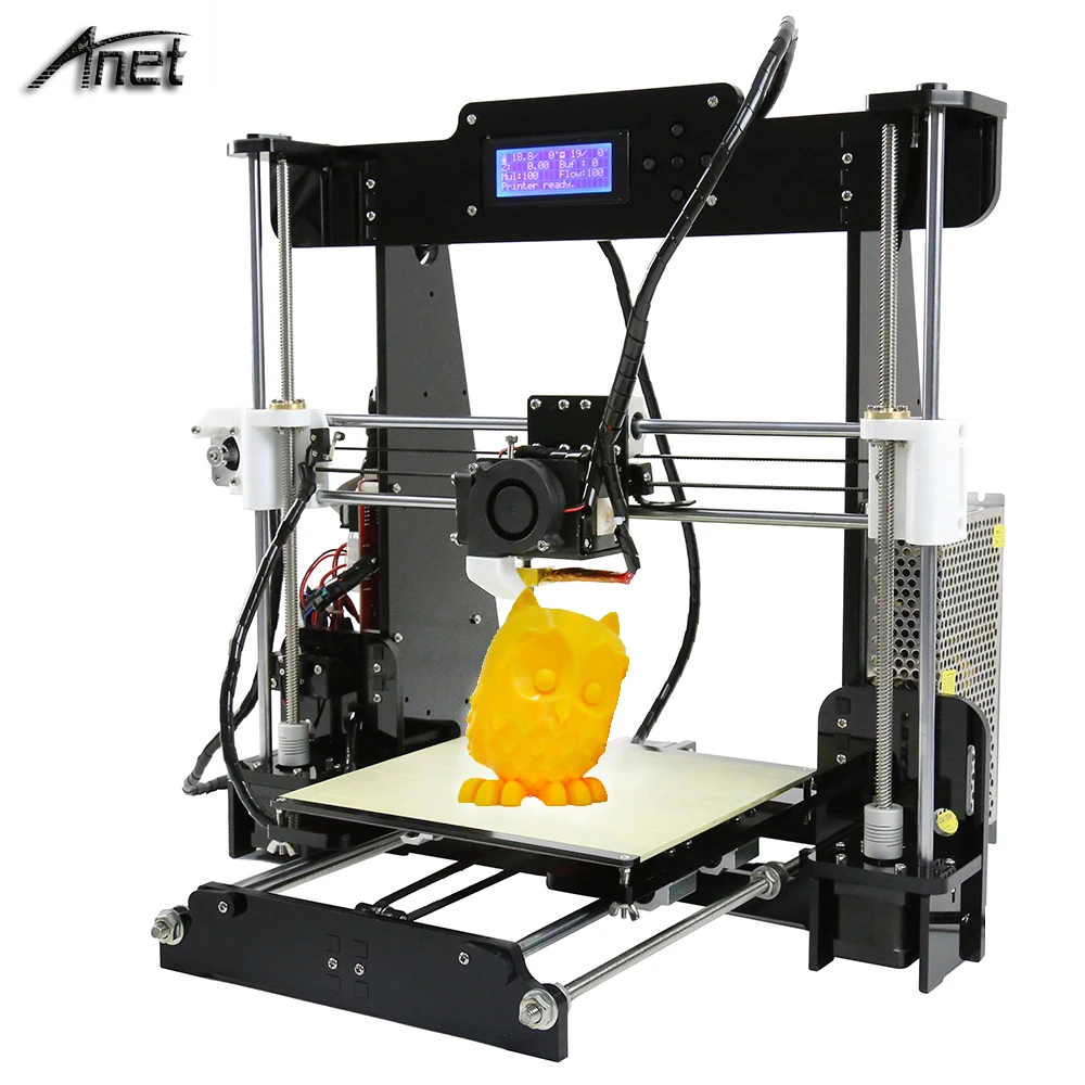 Reprap Prusa i3 Auto Level A8 & normal A8 Big Size 220*220*240mm 3D Printer Kit with Filament + 8G SD Card Video + Tools