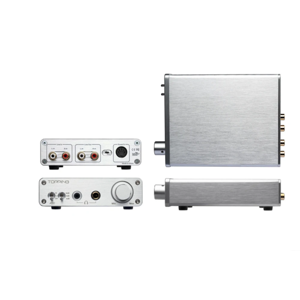 Topping A30 headphone amplifier usb dsd tpa6120 chip hi fi desktop mini dac amp for 3.5mm&6.35mm Output