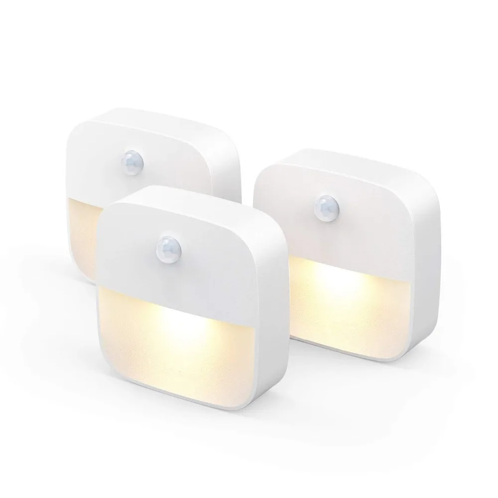 

Stick-On Night Light,Warm White LED,Motion Sensor,Stick-Anywhere,Closet Light,Wall Light for Bedroom, Bathroom, Kitchen(3 PACKS)