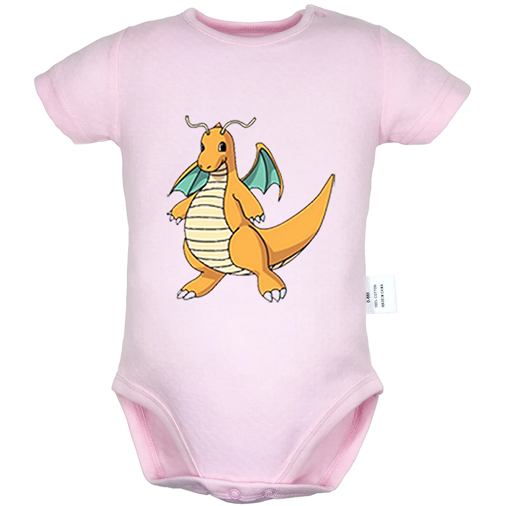 ifBaby707PD Pokemon Charizard Стрекоза Черная вуаль Brides Crew BVB дизайн для новорожденных мальчиков и девочек униформа-комбинезон боди для младенцев Одежда - Цвет: ifBaby707PD
