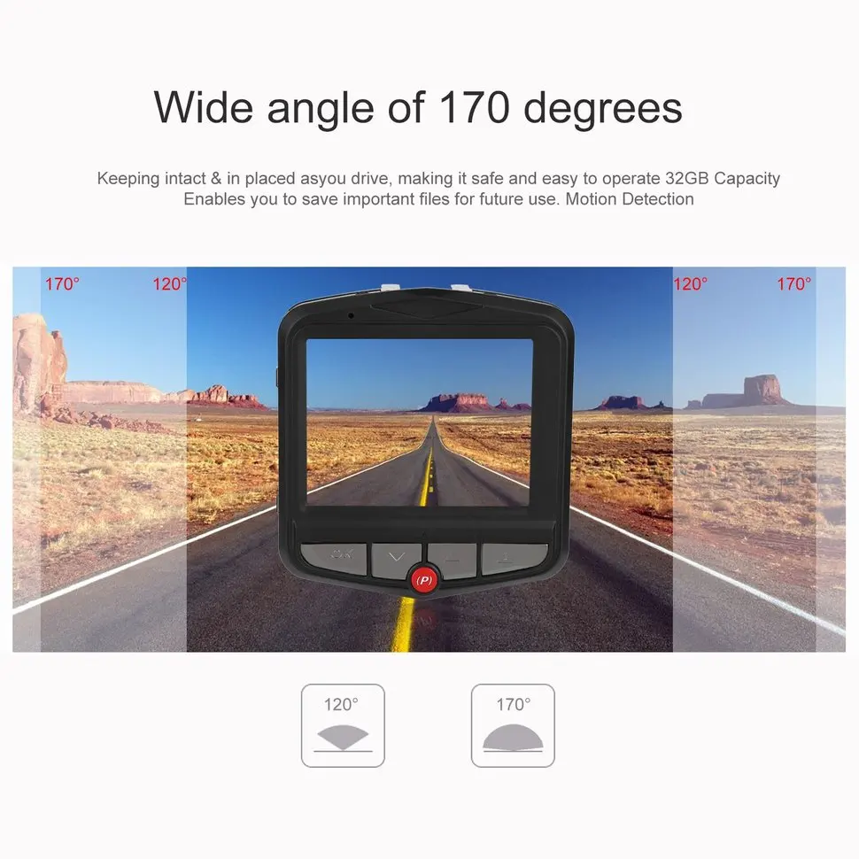

5pcs LCD Car DVR Recorder Vehicle Traveling Data Recorder Full 1080P HD G-Sensor