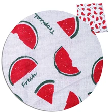 50*145 см Фламинго арбуз льняная ткань с принтом ткань шитье стеганые ткани для сумки Материалы для творчества, 1Yc7131