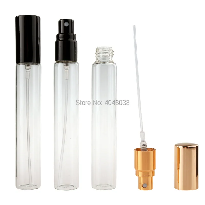 Empty Cosmetic Vials 15 ML Perfume Refillable Bottle Full Cover Glass Transparent Astringent Toner Spray Pump Bottle 50 pcslot (5)