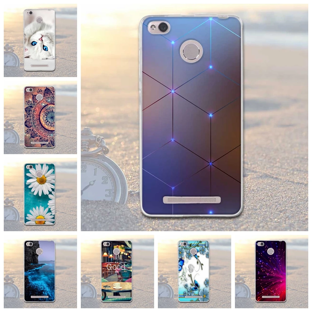 Роскошный чехол для Xiaomi Redmi 3 Pro S мягкий силиконовый из ТПУ s Pro|case for xiaomi|case xiaomi