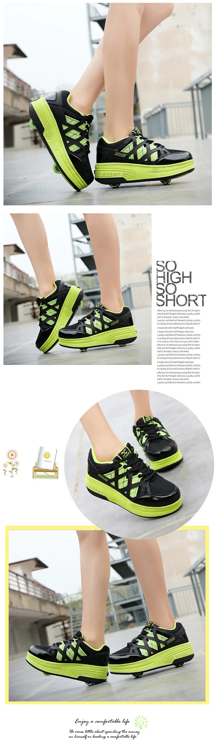 2018 New Boys Girls Heeky Sneakers with Wheels Kids Roller Skate 2018 New Boys Girls Heeky Sneakers with Wheels Kids Roller Skate Shoes Children Brand Fashion Wheels Shoes in Sneakers from Mother & Kids on Aliexpress