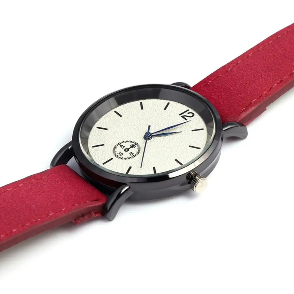 

Women's Fashionable Simple Number 12 Outdoor Casual Sports Watch Student Wristwatch With Matte Leather Band
