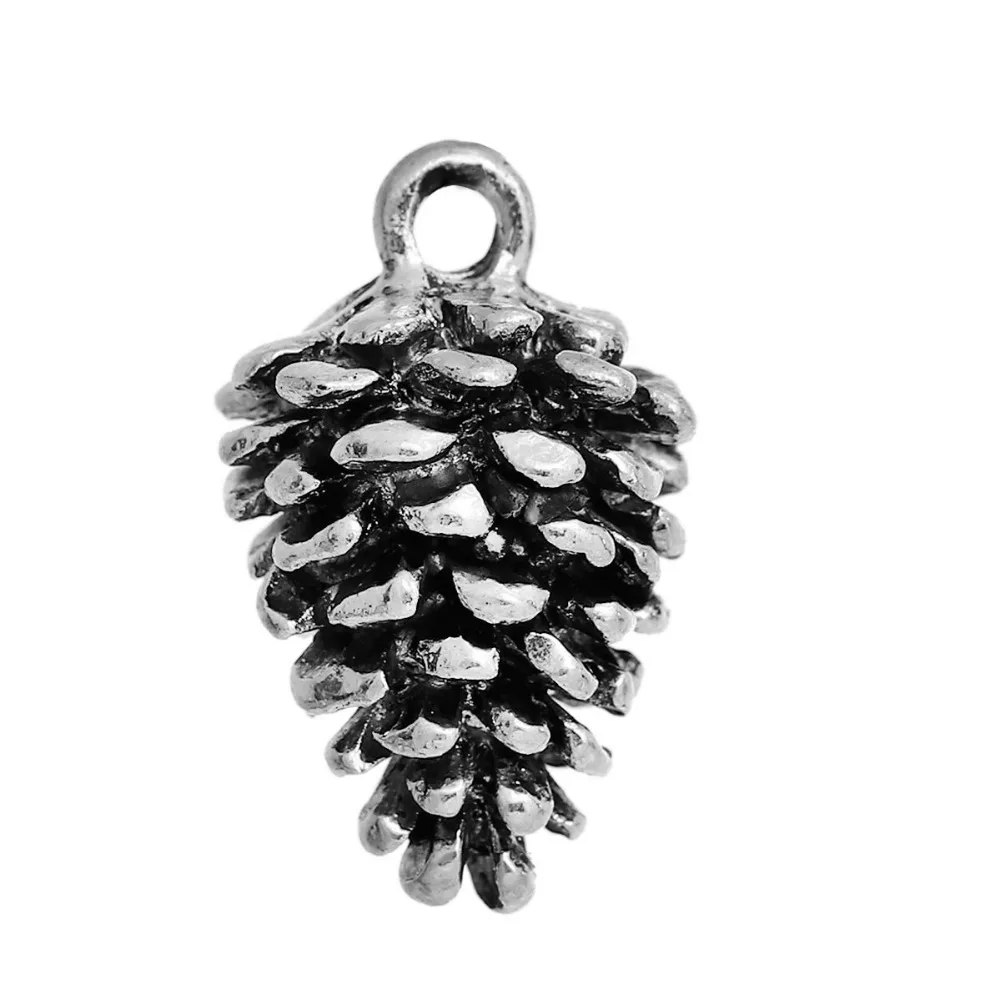 DoreenBeads сплав цинка 3D амулеты желудь серебряный цвет медь золото 10 шт acorn charm silver | Подвески -32792904599