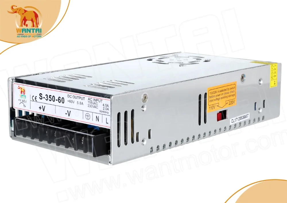 Фото CNC Wantai 3-осевой шаговый двигатель Nema34 85BYGH450C-060 1700oz-in 151 мм 6A фрезерный станок с ЧПУ гравировка №4