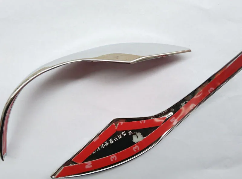 Free shipping ABS chrome design accessories side mirror cover cap trim 2pcs For Toyota Corolla Camry 2015 2016 (2)