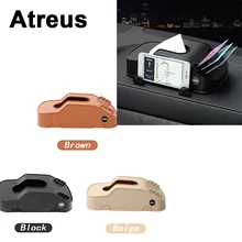 Atreus из натуральной кожи автомобилей ткани держатель карты Телефон для хранения BMW e46 e39 e36 Audi a4 b6 a3 a6 c5 Renault duster лада