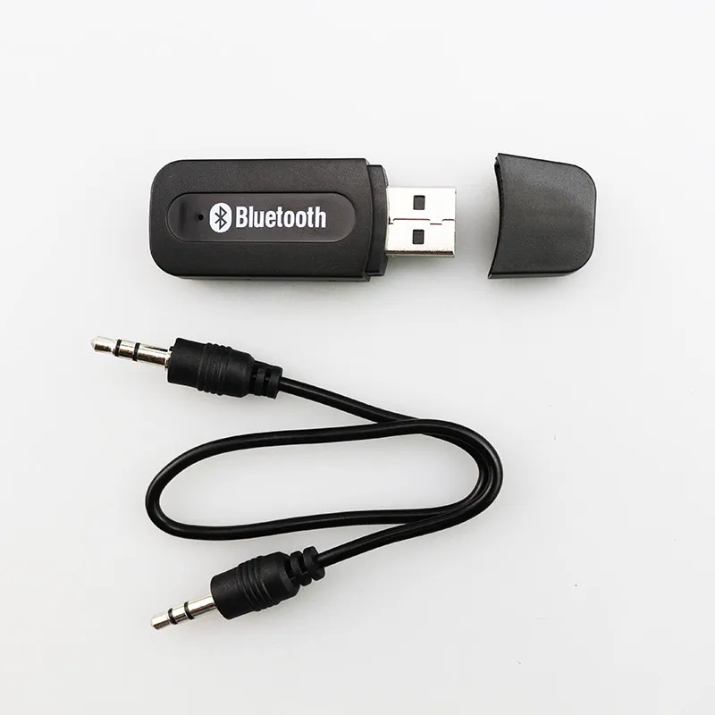 Мини соединение через usb и беспроводное, через Bluetooth аудио приемник 3,5 мм адаптер стерео музыка 3,5 ключ для автомобиля динамик смартфона