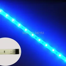 10 шт. 30 см водонепроницаемый 5050 RGB/белый/теплый белый/синий светодиодный свет полосы 12 Светодиодный/pc с белая печатная плата