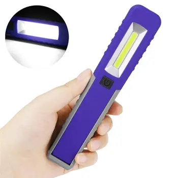 

XANES Portable 3 Modes Mini LED COB Inspection Pocket Handy Work Light Battery Powered Magnet Camping Flashlight Torch Lamp Hook
