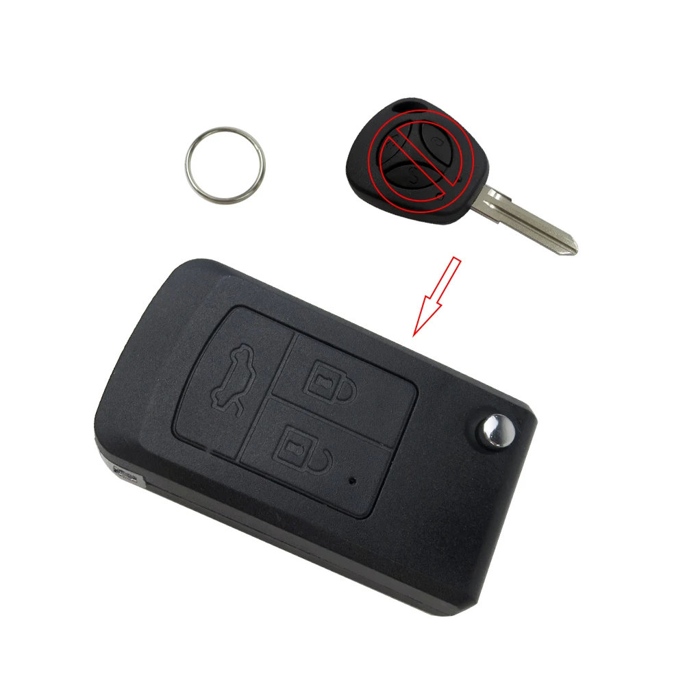 OkeyTech чехол для Lada Priora Kalina Niva Vaz Granta Samara XRay Sedan Модифицированный Корпус ключей 3