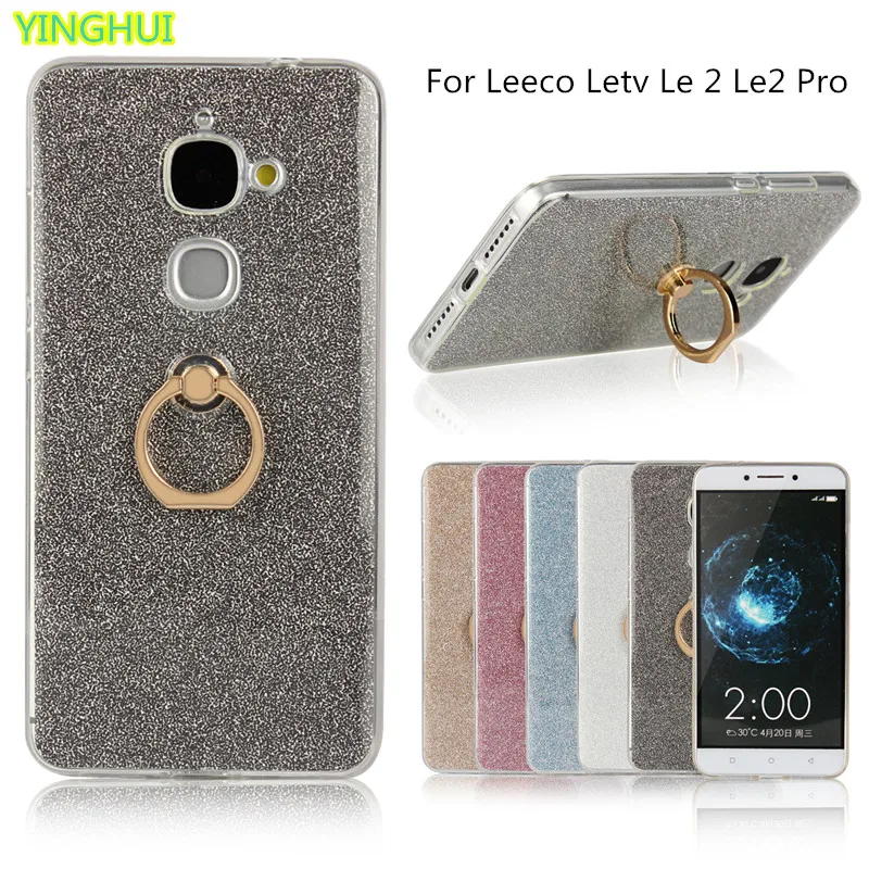 

For Leeco Le 2 X527 Cover Case Silicone Phone Case For Leeco Letv Le 2 Le2 Pro X527 X526 X620 Finger Ring Holder