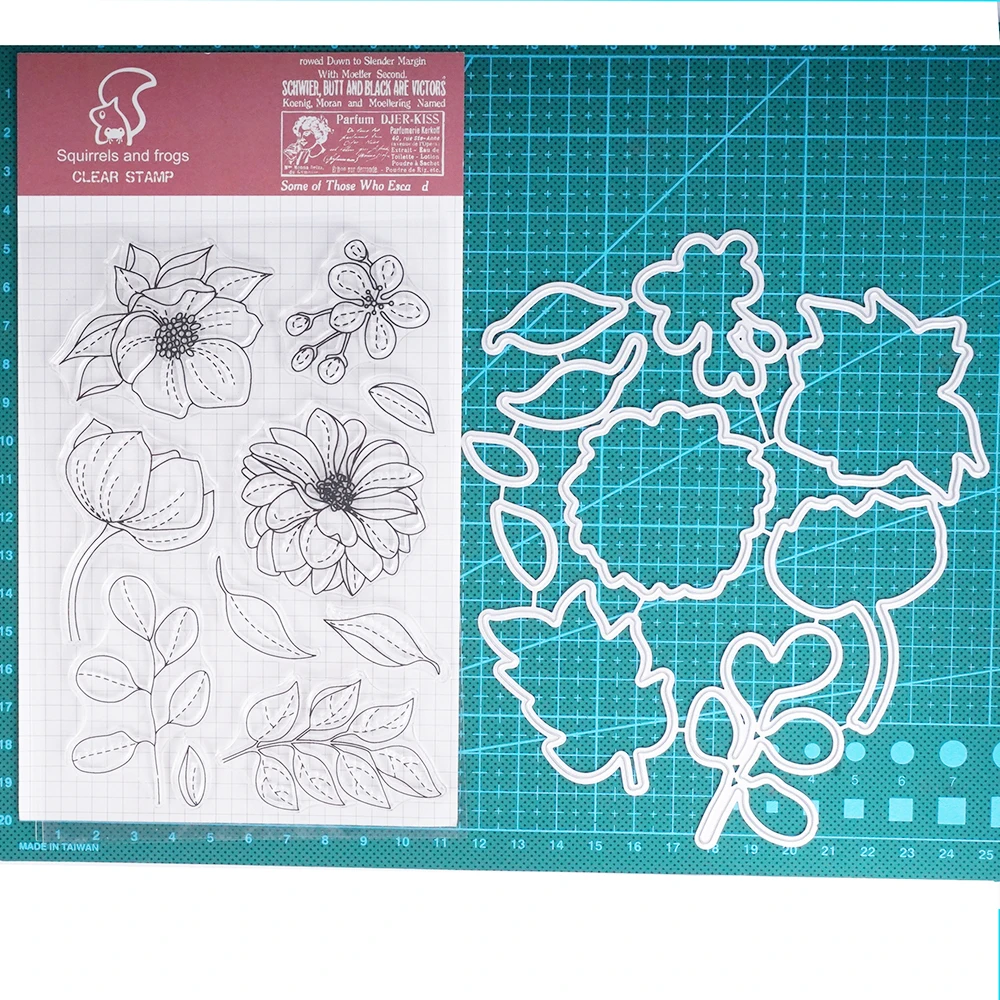 

DECORA 1PCS Daisy Flower Mother's Day Silicone Transparent Clear Stamp Cutting Die for DIY Scrapbooking Card Making Painting