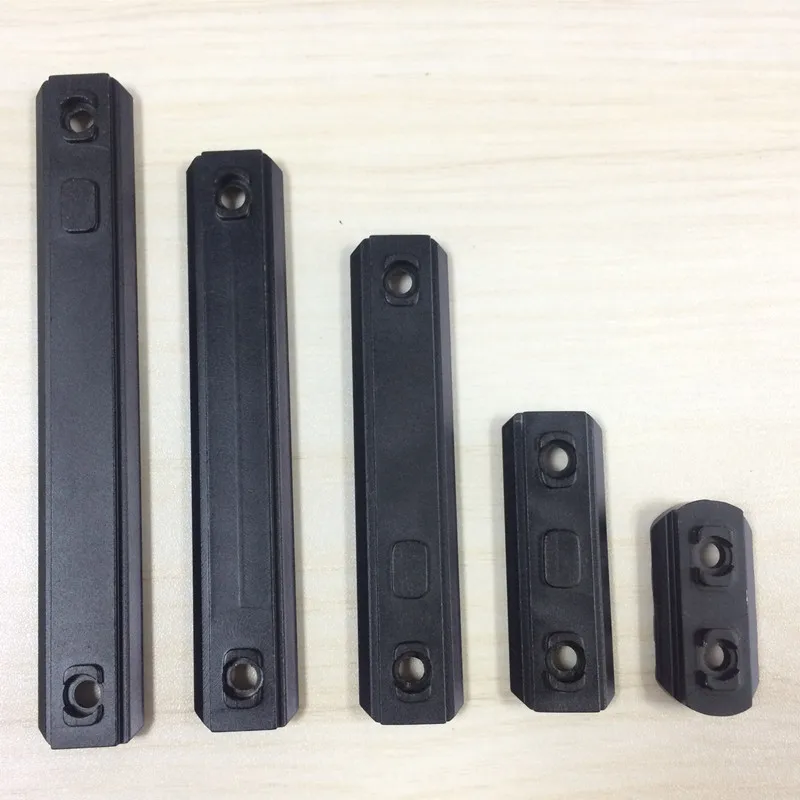 AR15 السكك الحديدية الألومنيوم-أسود M-لوك 3 5 7 9 11 فتحة Picatinny/ويفر السكك الحديدية Handguard القسم AR-15 MLOK Handguard 20 مللي متر Picatinny السكك الحديدية