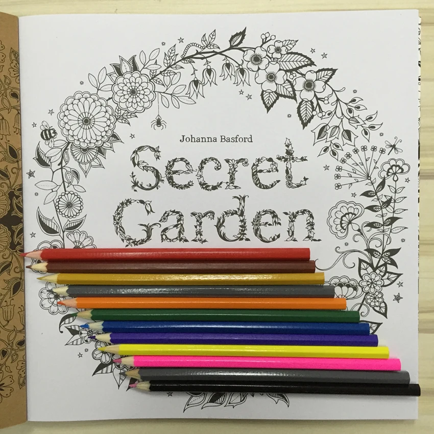 NEW 2017 Secret Garden Coloring Book 12 The Root Color Pencil Adult Handdrawn Antistress Graffiti Painting Drawing In Books From Office