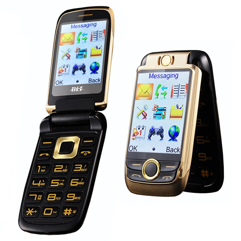 big button Russian keyboard flip phone touch screen clamshell folder ...