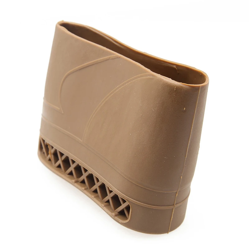 Hunting Rifle Recoil Pad Tactical Rubber Slip-On Buttstock Shooting Extension Gun Butt Protector Rubber Gun Butt Accessories