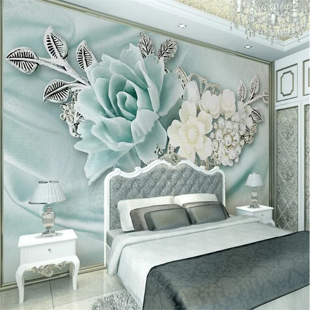 Beibehang 3d tapete wohnzimmer schlafzimmer wandbild 3d mint grün ... Beibehang 3d tapete wohnzimmer schlafzimmer wandbild 3d mint grün ...