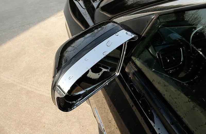 

For Jeep Compass 2017 ABS Chrome Rearview Mirror Eyebrow Cover Trim 2pcs Car Styling Accessories