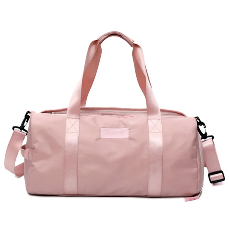 

new style Stylish Outdoor Waterproof Nylon Sports Gym Bags Women Girls Training Fitness Travel Handbag Yoga Mat Bag Sac Sport