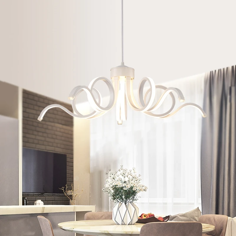 2018 современная простая светодиодная люстра светильник ing Lustre лампа для спальни