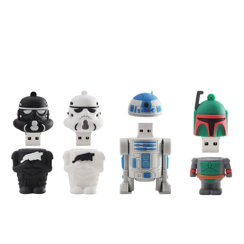 Miniseas usb флеш накопитель новинка Маленький Персональный Звездный Воин 4 ГБ 8 16 32 64 u