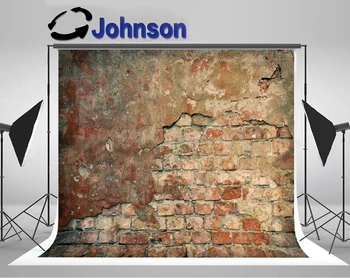 

wall backdrops Vinyl cloth High quality Computer print Rustic Old Damaged Brick Wall photography studio background