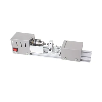 

Mini machine tool woodworking wood mini lathe, multi-function polishing, grinding, cutting, etc., speed: 4000-9000rpm