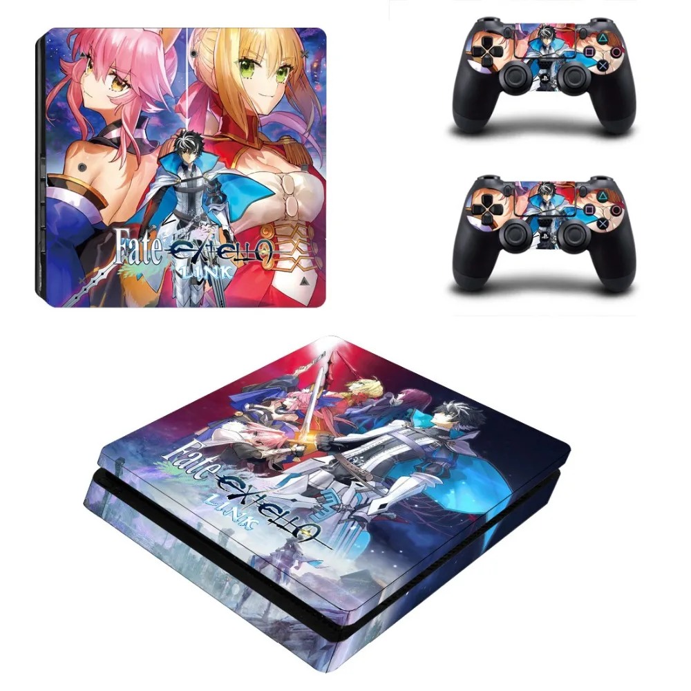 Стикеры s для Playstation 4 тонкий PS4 Slim консоли крышка Fate Extella ссылка виниловые наклейки