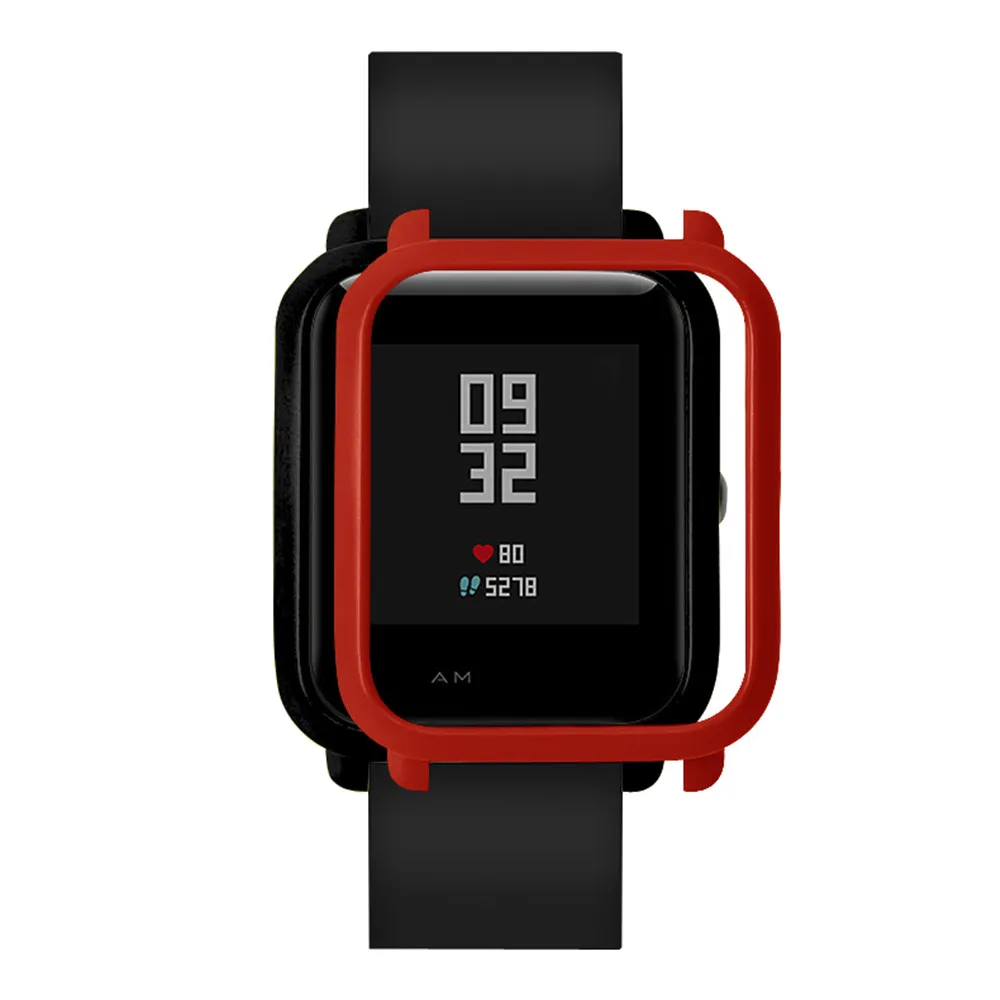 

Smart Watch Protecter Case Slim Frame PC Case Cover Protect Shell Screen Protector For Huami Amazfit Bip Youth Watch