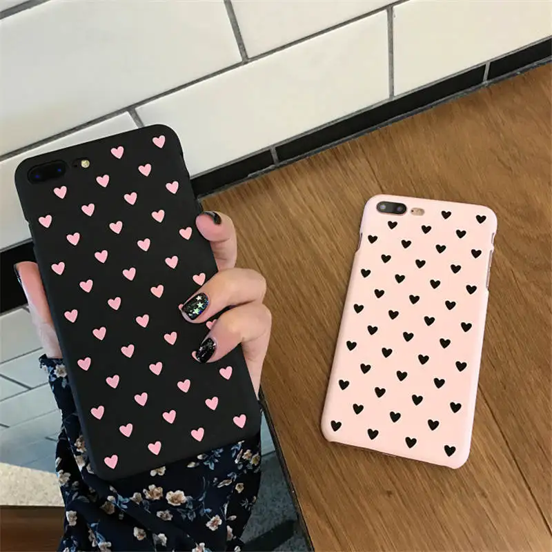 

Simple Love For Iphone 66S 6P 78 78plus Xxs Xr Xsmax Matte Female Half Pack Shatter-Resistant Protective Cover